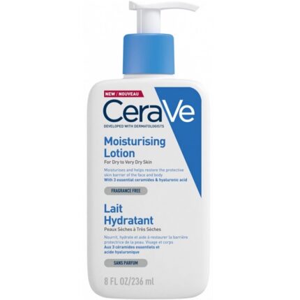 لوسیون کرم مرطوب کننده ص بسیار خشک بدون عطرورت و بدن سراوی Cerave آبرسان قوی پوست خشک و دوریس استور