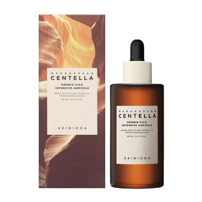 سرم-(آمپول)-تقویت-کننده-و-تسکین-دهنده-سنتلا-SKIN1004-مدل-Probio-Cica-Intensive-Ampoule-حجم-95-میل سرم (آمپول) تقویت کننده و تسکین دهنده سنتلا SKIN1004 مدل Probio-Cica Intensive Ampoule حجم 95 میل دوریس استور