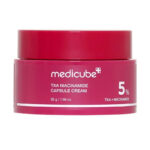 کرم کپسولی ضد لک ترانگزامیک اسید و نیاسینامید مدی کیوب TXA حجم 55 گرم دوریس استور